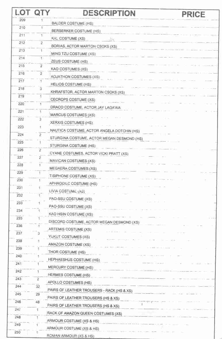 Auction catalogue page